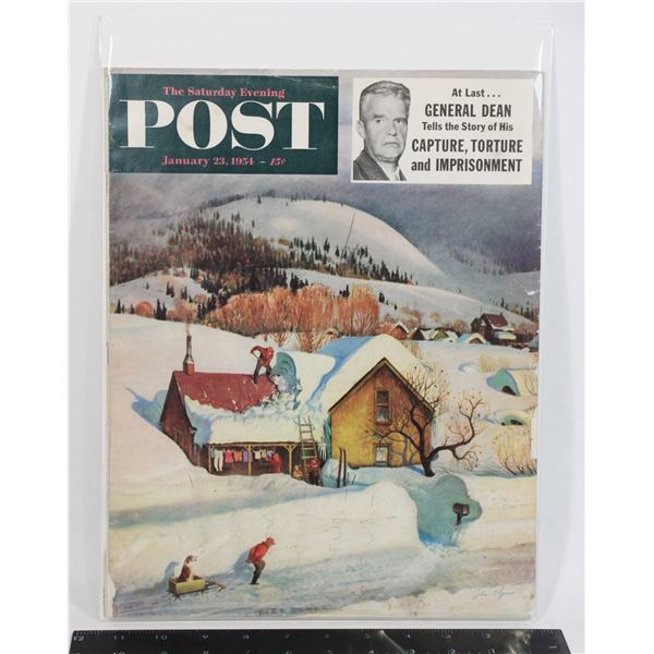 #765 Saturday Evening Post Magazine January 1954