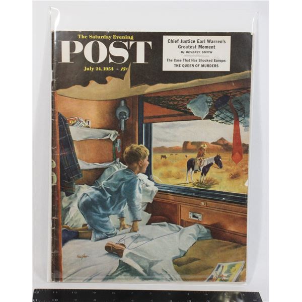 #766 Saturday Evening Post Magazine July 1954