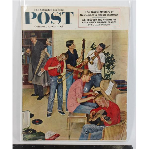 #767 Saturday Evening Post Magazine October 1954
