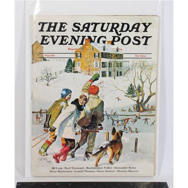 #768 Saturday Evening Post Magazine Winter 1971