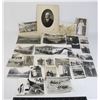 Image 1 : #833 Lot of 28 Antique / Vintage B&W Photographs