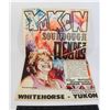 Image 1 : #840 Vintage Poster 20 x 13 Yukon Dogsled Races