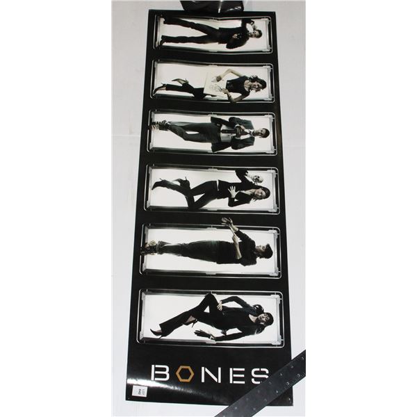 #842 Bones TV Show Long Poster 36x12