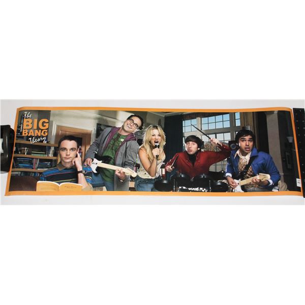 #843 Big Bang Theory Long Poster Worn 36 x 12