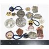 Image 1 : #845 Lot of Assorted Vintage Japanese Pins Medals