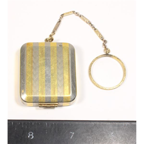 #872 Vintage Women's Keychain Mirror Makeup