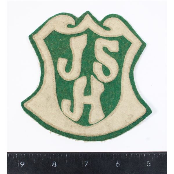 #879 1940's Vintage High School Jacket  Patch