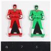 Image 1 : #883  Power Ranger Super Megaforce Key Red/Green