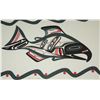 Image 7 : #887 First Nations Art Salmon Signed Patrick Amos