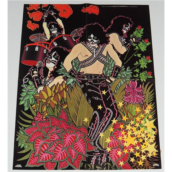 #888 1978 Kiss Poster Peter Criss The Cat Solo