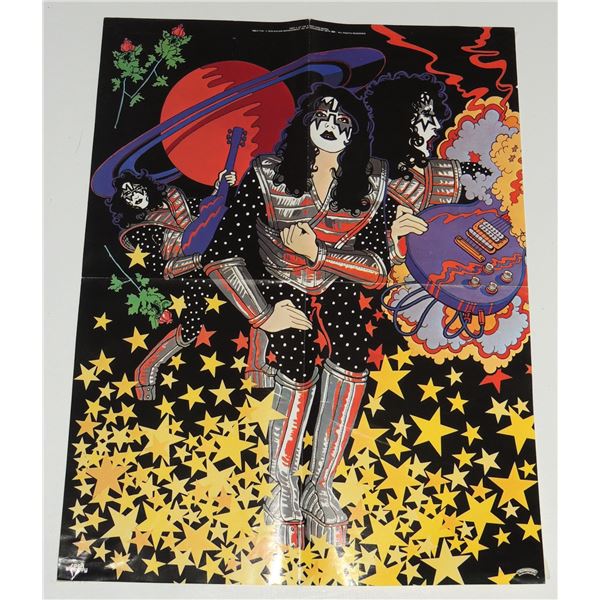 #889 1978 Kiss Poster Ace Frehley Spaceman Solo