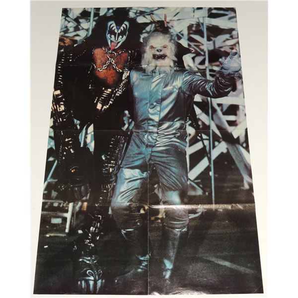 #894 Rare KISS Gene Simmons Poster Single Sided