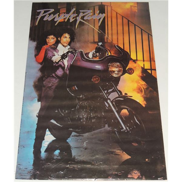 #897 Prince Purple Rain Poster 1984 32 x 22