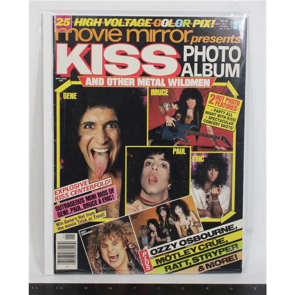 #899 Movie Mirror KISS Photo Album Magazine