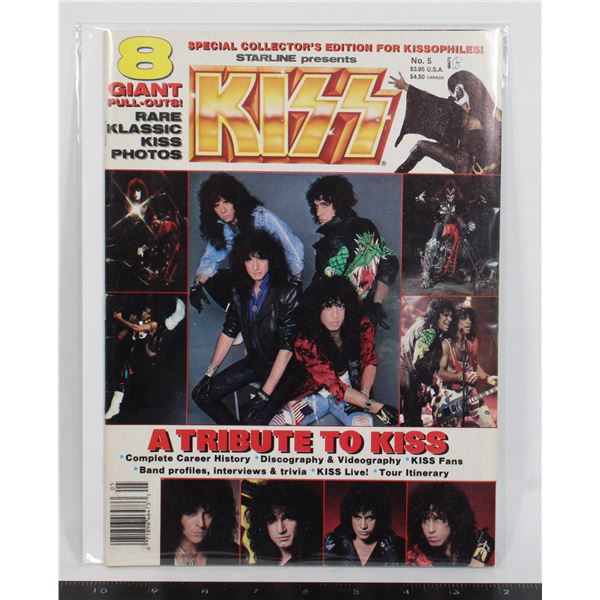 #901 Starline Presents KISS #5 Magazine 1987