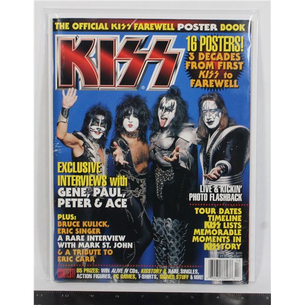 #903 Official KISS Farewell Poster Book 2000
