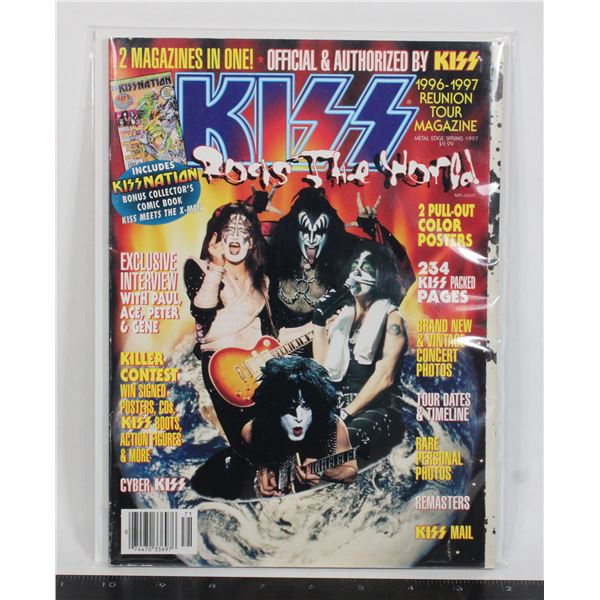 #904 KISS 1996-1997 Reunion Tour Magazine Spring
