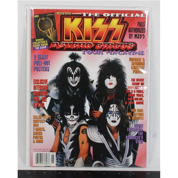 #905 Metal Edge KISS Psycho Circus Magazine