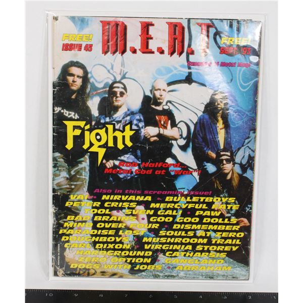 #909 M.E.A.T. Sept 1993 Metal Magazine