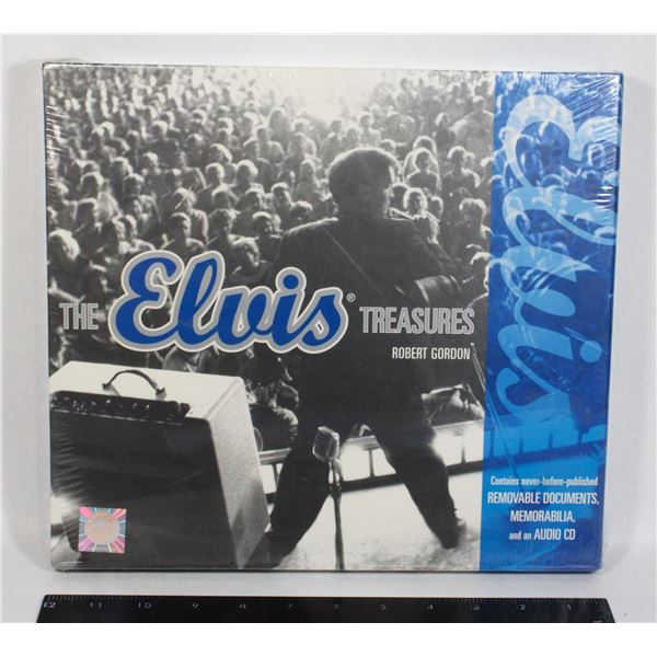 #914 Sealed The Elvis Treasures 2002 Book + CD