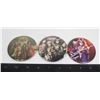 Image 1 : #918 3 1970's KISS Band Buttons Large Size