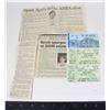 Image 1 : #943 ABBA Bjorn Again Ticket Stubs Assorted