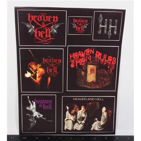 #953 Unused Heaven & Hell Ozzy Osbourne Stickers