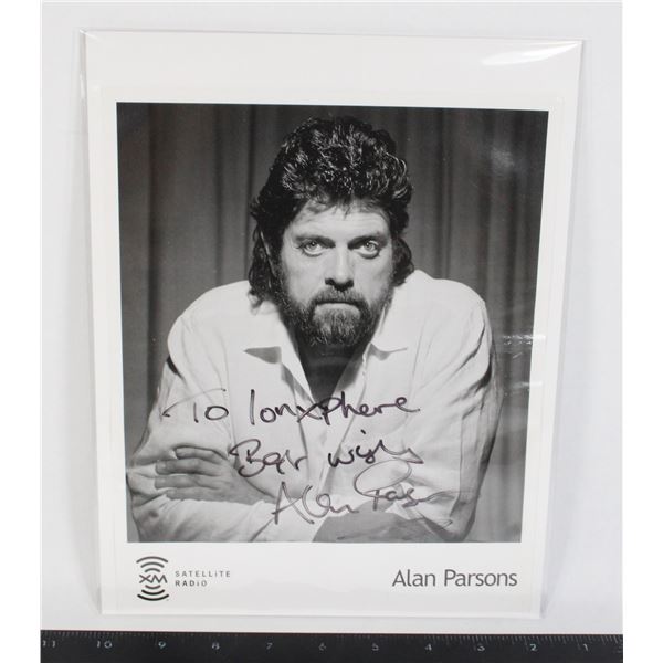 #956 Signed Alan Parsons Photograph XM Radio