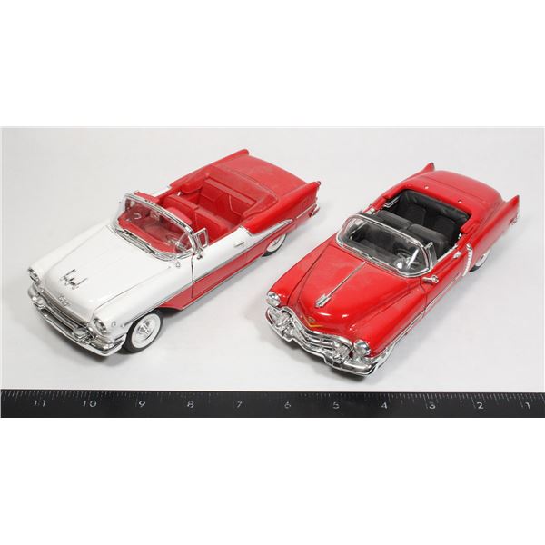 #966 Welly Diecast 53 Cadillac '55 Oldsmobile