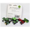 Image 2 : #970 Lot 4 Toy John Deere Tractors + Air Freshner