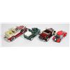 Image 2 : #977 Lot of 4 Early 1900's Car Metal Toys
