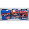 Image 1 : #984 Lot of 3 Official 1990's Hot Wheels Car Case