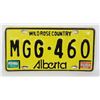 Image 1 : #1001 1984 Alberta Wild Rose Country Plate