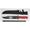 Image 1 : #1011 Large Hunting Knife Steel 39313 w/ Sheath