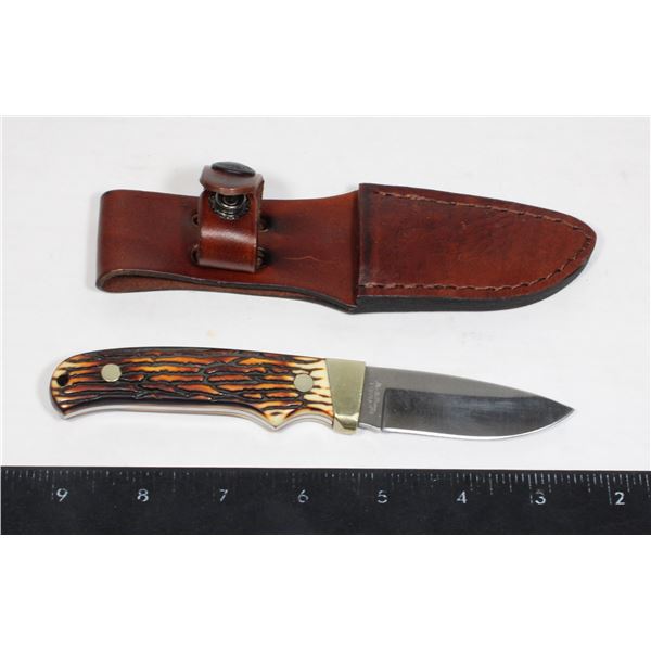 #1017 Uncle Henry's Schrade PH2N Knife + Sheath