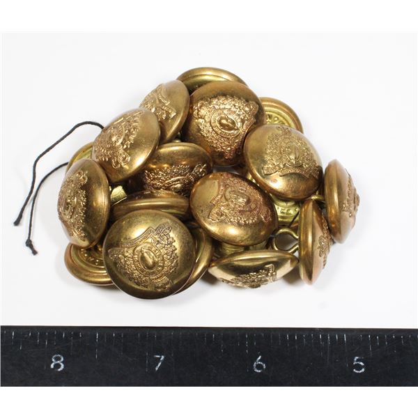 #1047 Royal Canadian Mounted Police Button Lot