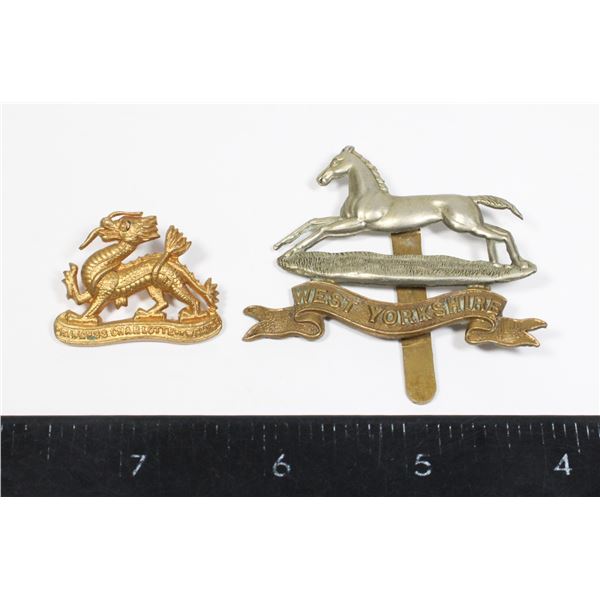 #1048 WW2 West Yorkshire British Cap Badge