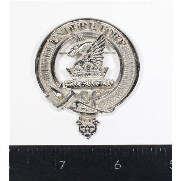#1049 Scottish Clan Lindsay  Broach Pin Large