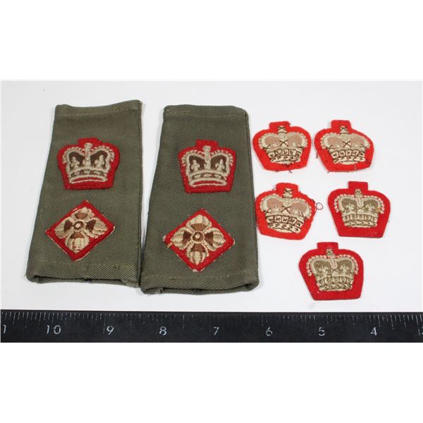#1051 Canadian Military Shoulder Boards / Pips