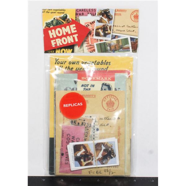 #1064 Replica Sealed WW2 Home Front Documents