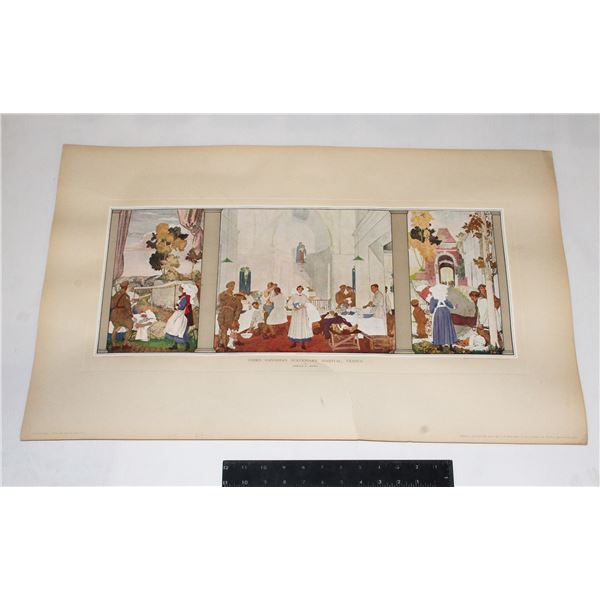 #1076 WW1 Print 3rd Canadian Stationary Hospital