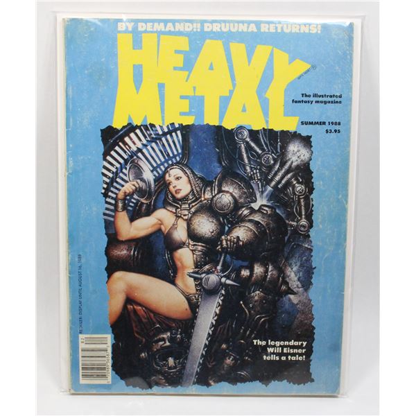 #1086 Heavy Metal Magazine Summer 1988