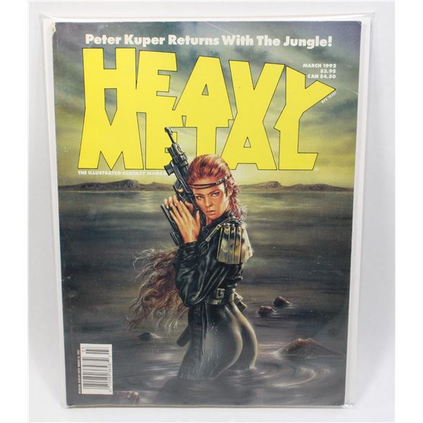 #1091 Heavy Metal Magazine March 1992