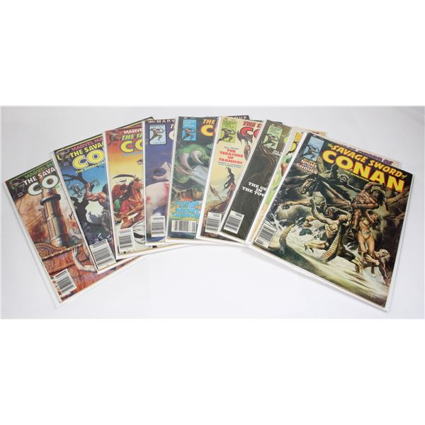 #1095 9 Marvel Comics Savage Sword of Conan