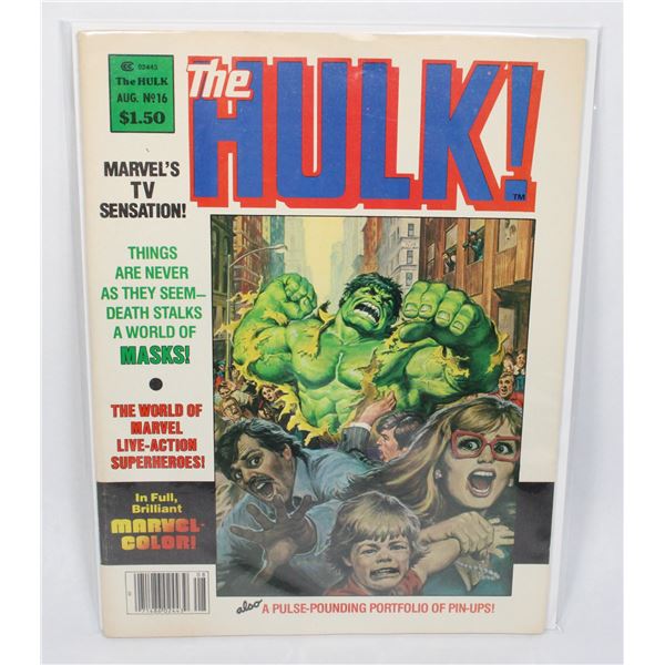 #1098 Marvel Comics Magazine The Hulk #16   1979