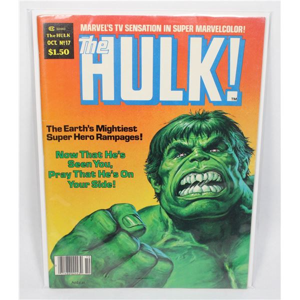 #1099 Marvel Comics Magazine The Hulk #17 1979