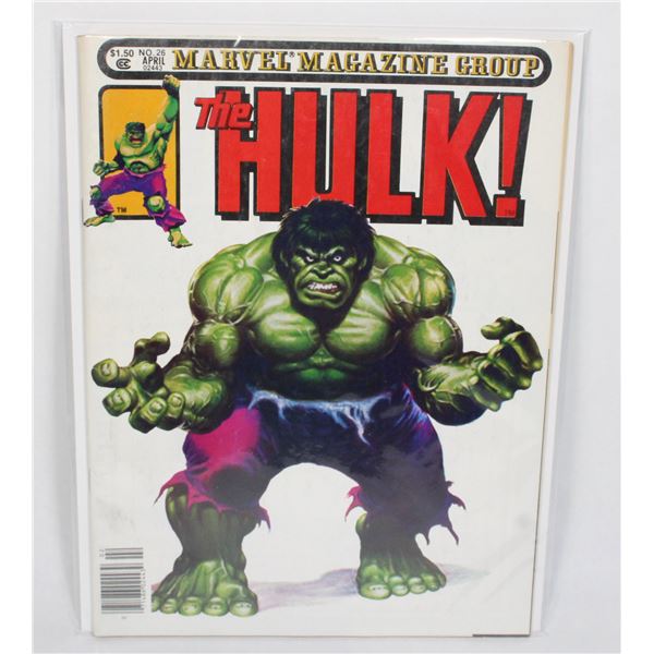 #1101 Marvel Comics Magazine The Hulk #26 1980