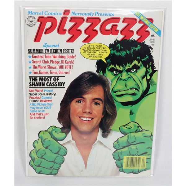 #1103 Marvel Comics Pizzazz June 1978 Magazine
