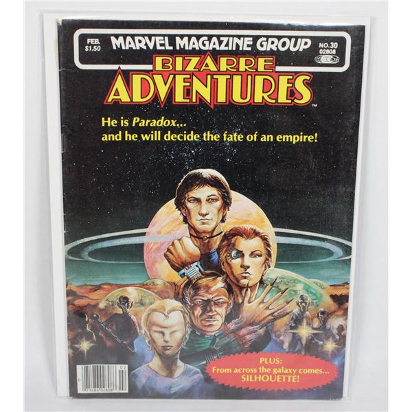 #1104 Marvel Magazine Bizzare Adventures #30 1981