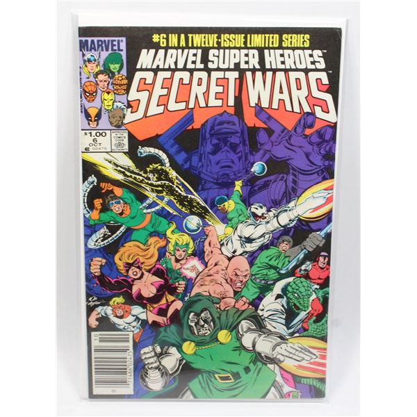 #1123 Marvel Comics Marvel Super Heros #6 1984